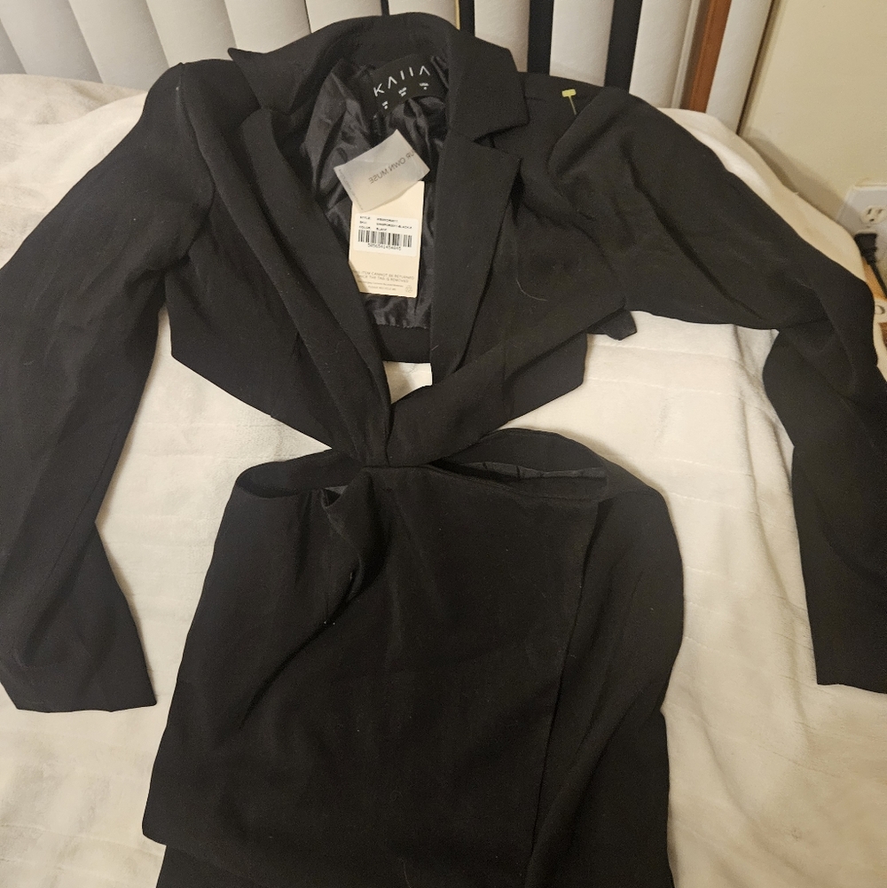 Kaii Elegant Black Women's Dress
